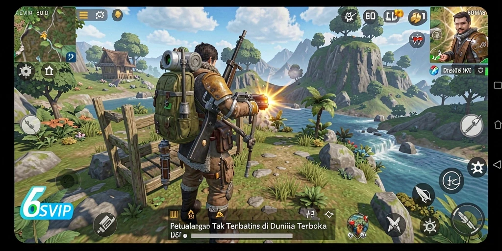 Gameplay 6SVIP yang menawan dalam dunia Open World.