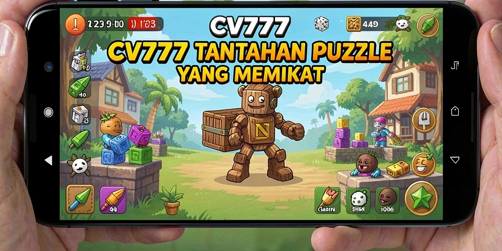 Screenshot gameplay CV777 menunjukkan tantangan Puzzle yang menarik.