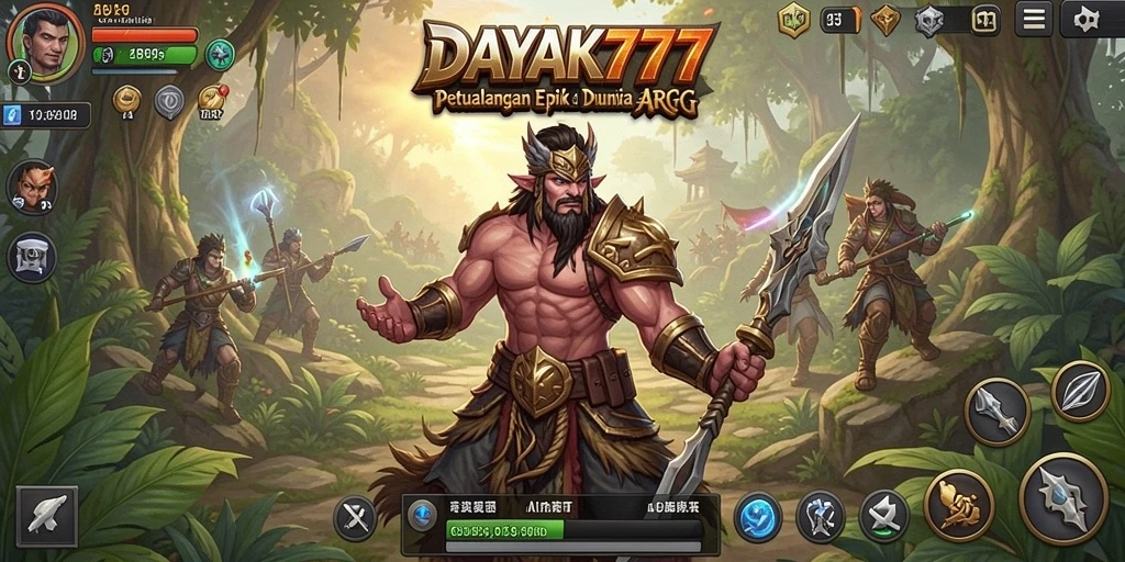 Screenshot DAYAK777 menampilkan aksi seru dalam pertempuran ARPG.
