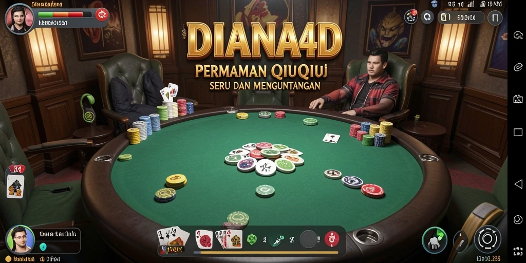 Screenshot gameplay QiuQiu DIANA4D yang menarik.