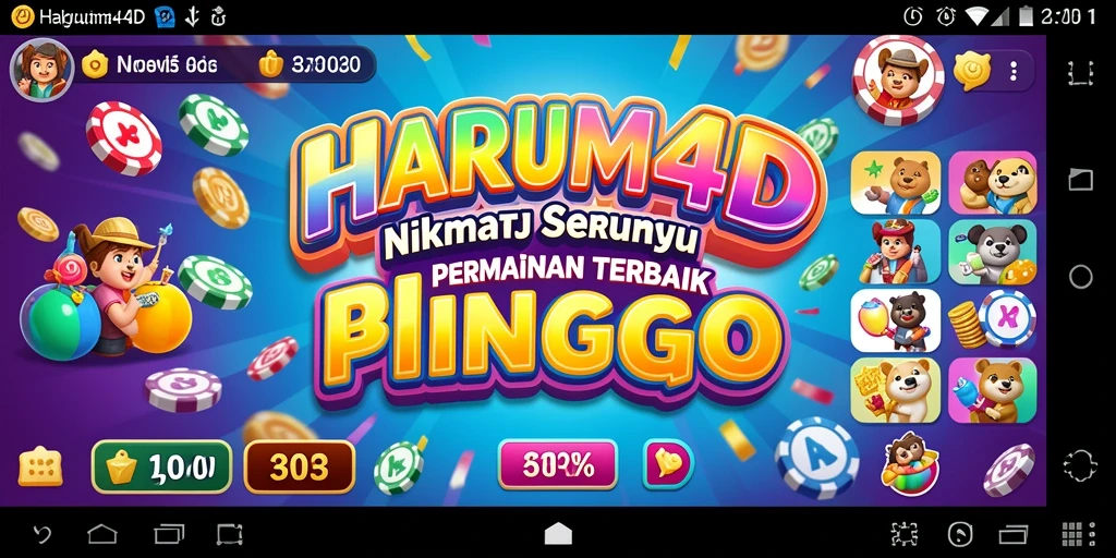 Tampilan gameplay Bingo yang seru dan interaktif di HARUM4D.