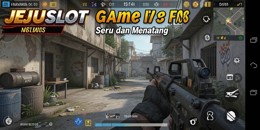 Screenshot menampilkan aksi intens dalam permainan JEJUSLOT.