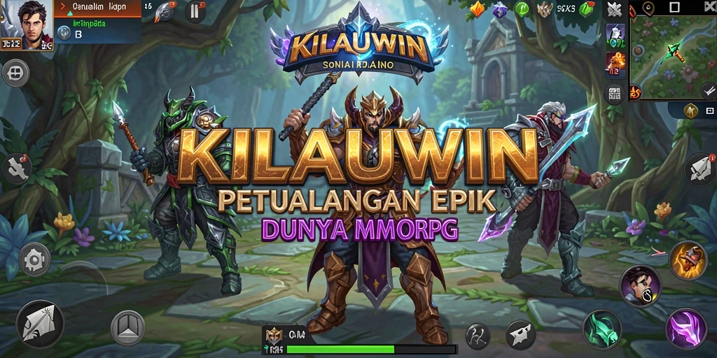 Gameplay KILAUWIN yang penuh aksi dalam dunia MMORPG