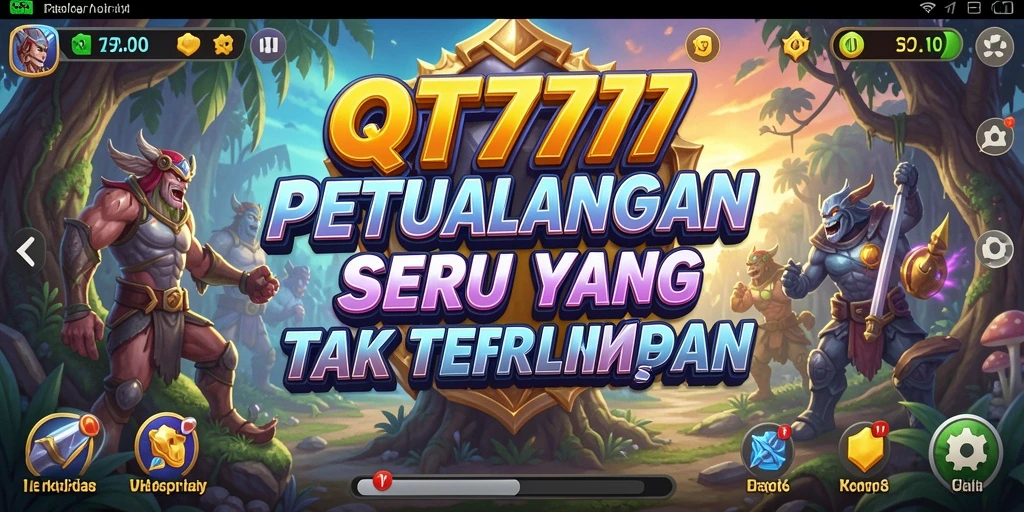 Gameplay seru dalam QT777 yang menampilkan petualangan menegangkan.