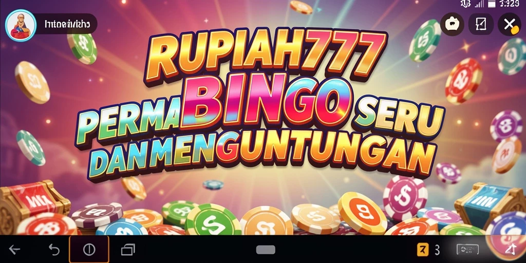 Tampilan gameplay Bingo seru di RUPIAH777.