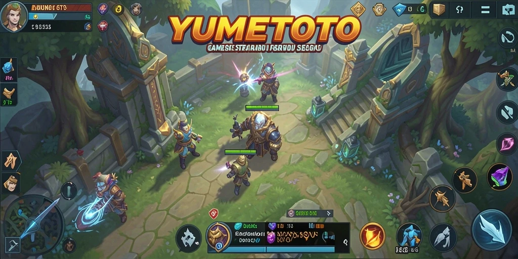 Tampilan gameplay YUMETOTO dengan strategi seru dan interaksi sosial.